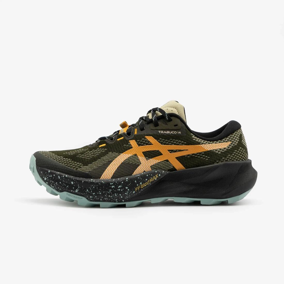 Chaussures de running trail homme, Asics trabuco 14, noir et