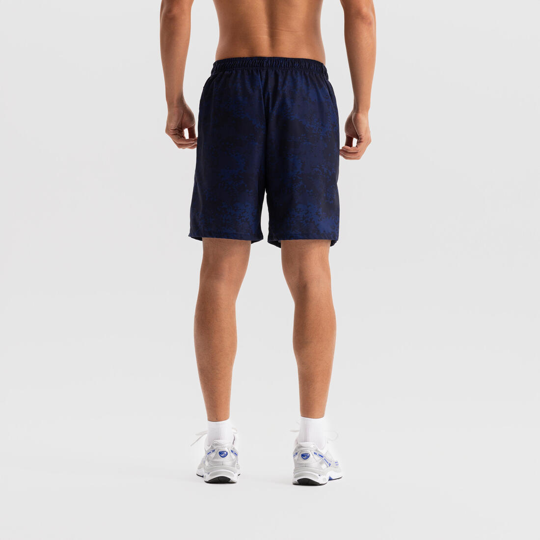 Short de fitness respirant poches zippées homme