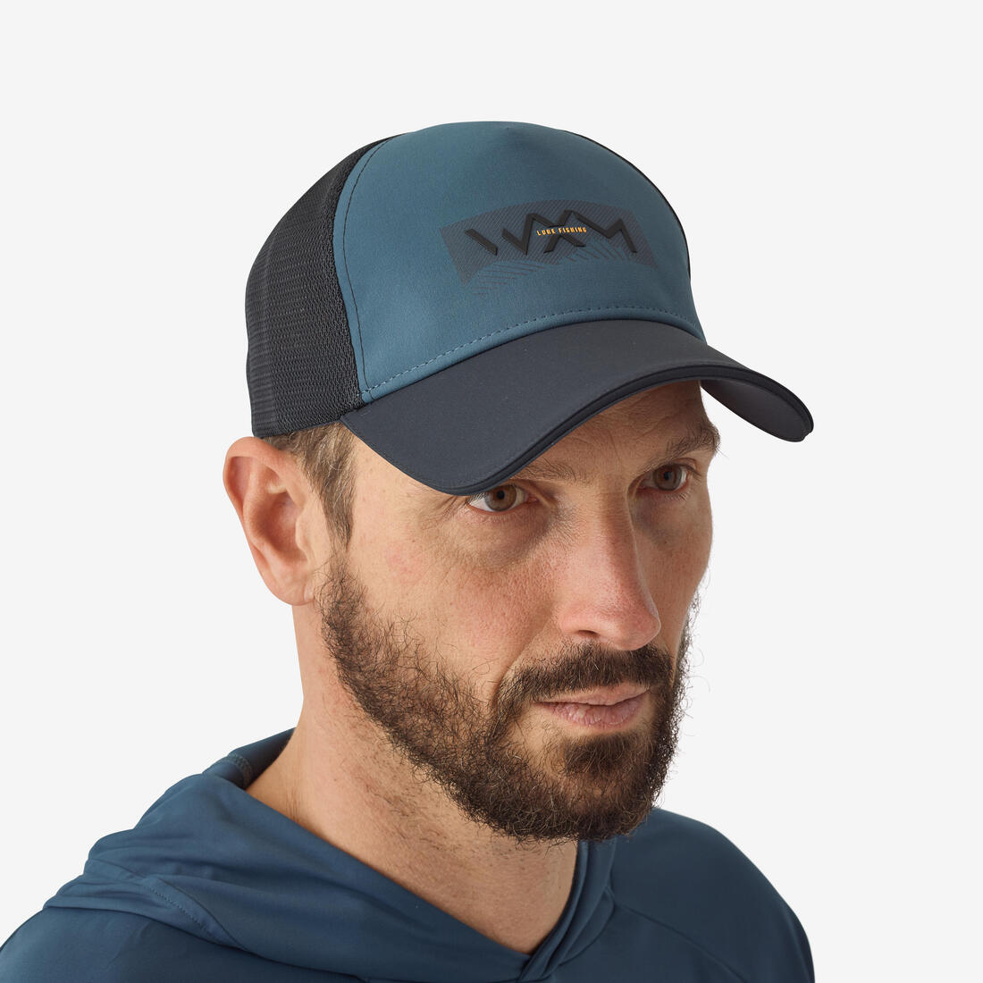 Casquette de pêche imperméable - fc 900 wxm bleue grise