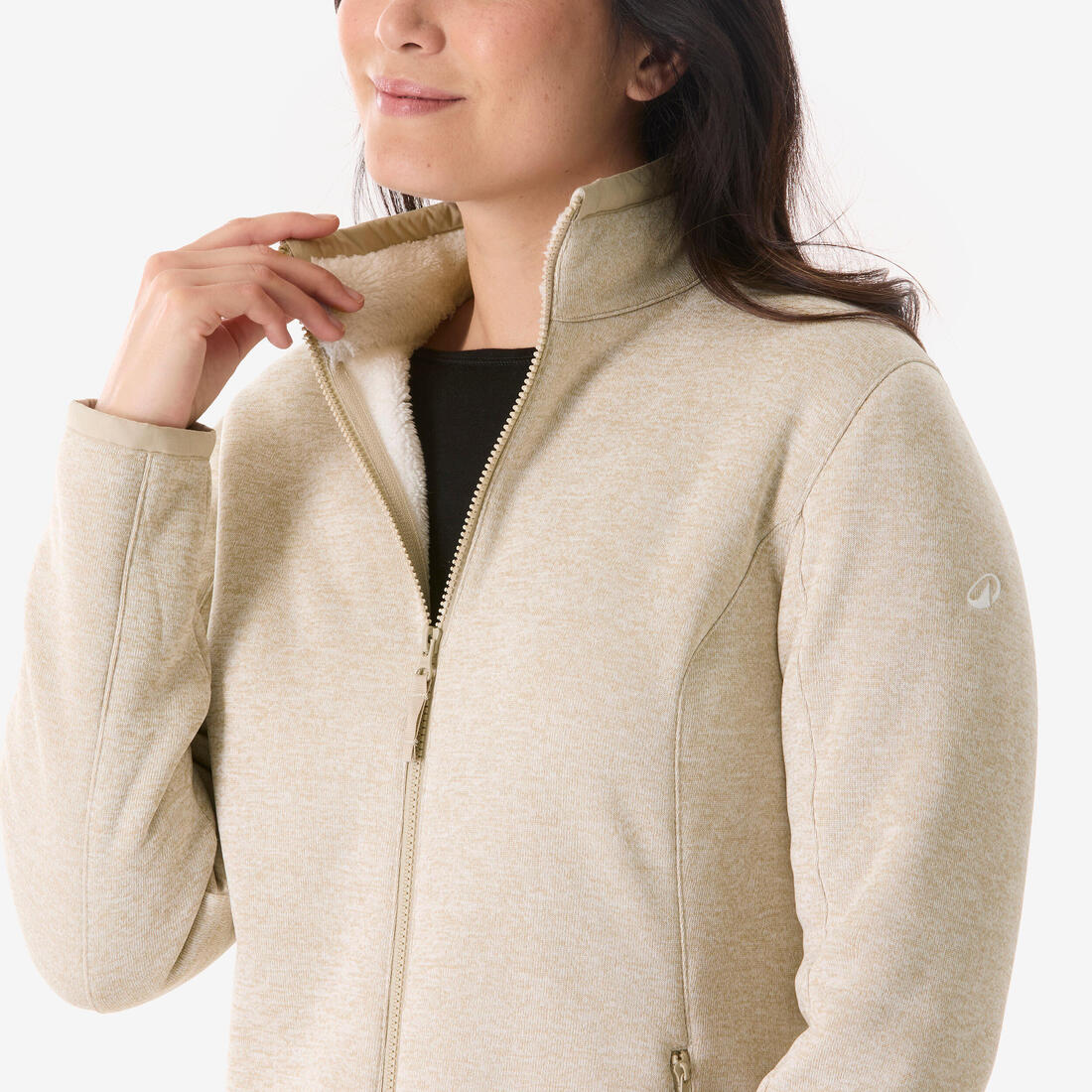 Polaire de randonnée chaude femme, MH500