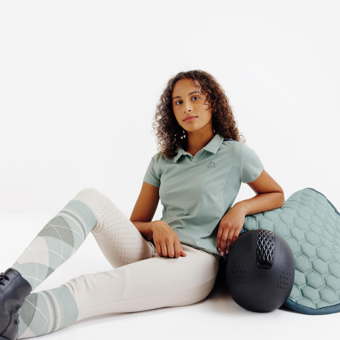 Pantalon équitation full grip enfant CLUB