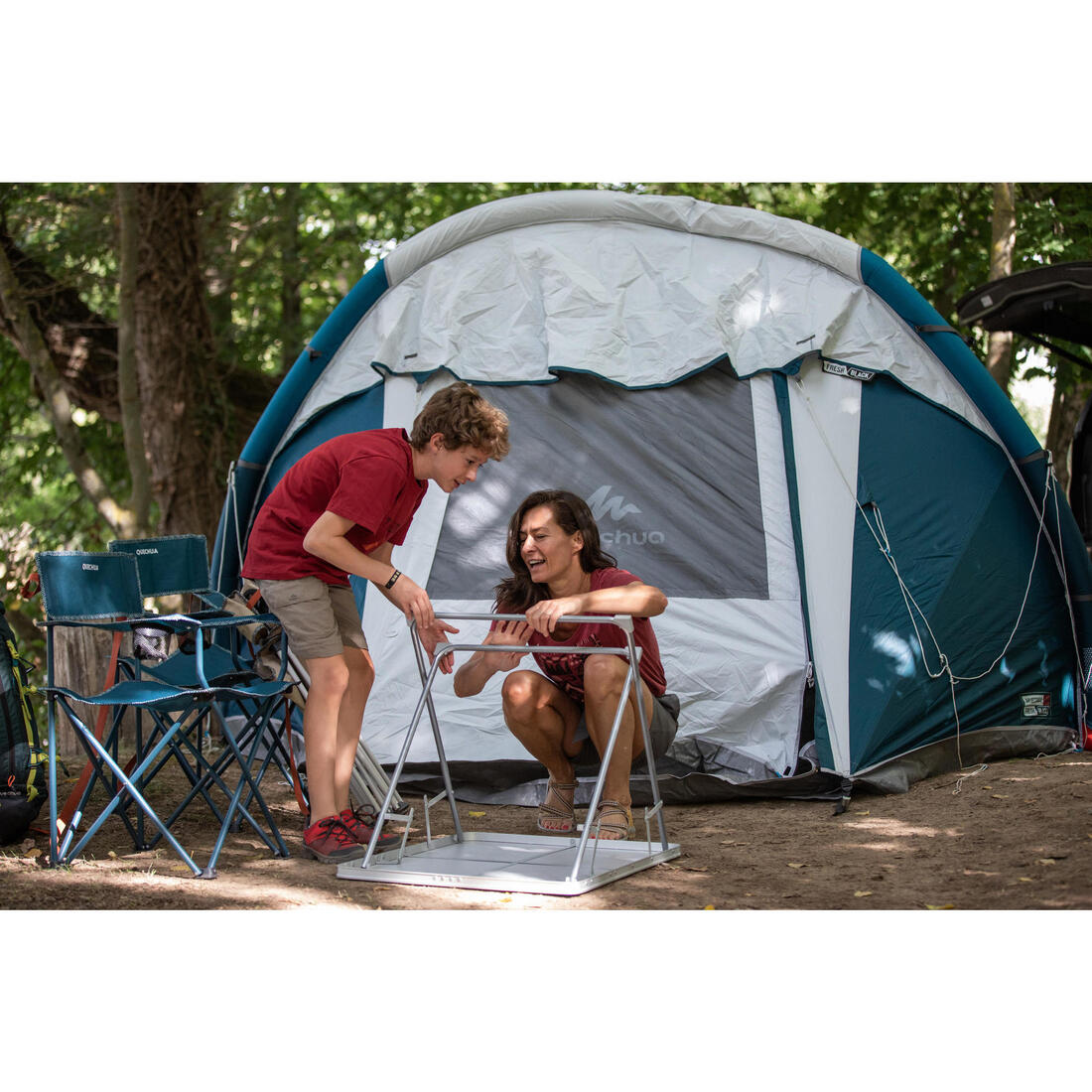 TABLE DE CAMPING PLIANTE - 2 À 4 PERSONNES