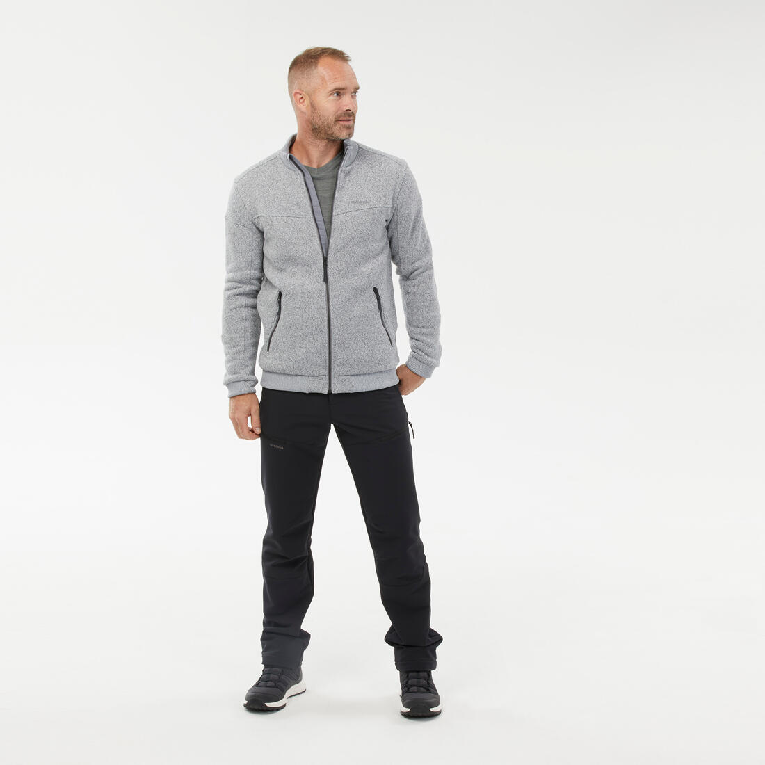 Polaire chaude de randonnée homme, NH100