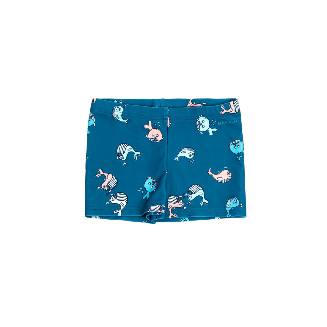 Boxer de bain bébé / enfant bleu imprimé crabes