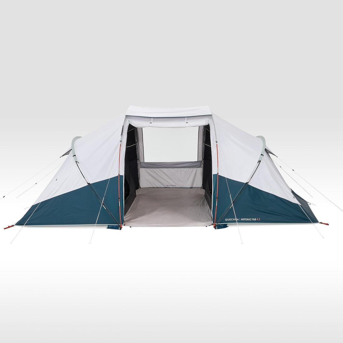 Tente de camping 4 places 2 chambres, Fresh & Black, Arpenaz 4.2