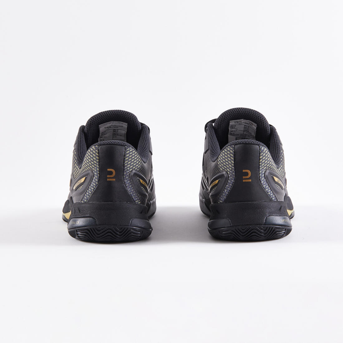 CHAUSSURES DE TENNIS FEMME TS990 NOIRES TERRE BATTUE