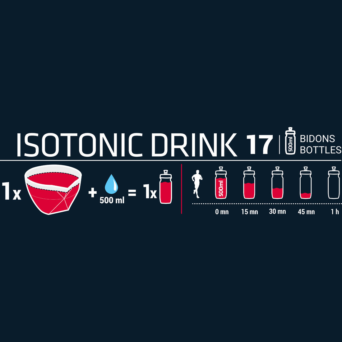 Boisson isotonique en poudre + de 3h fraise cerise, ISO+ 650g
