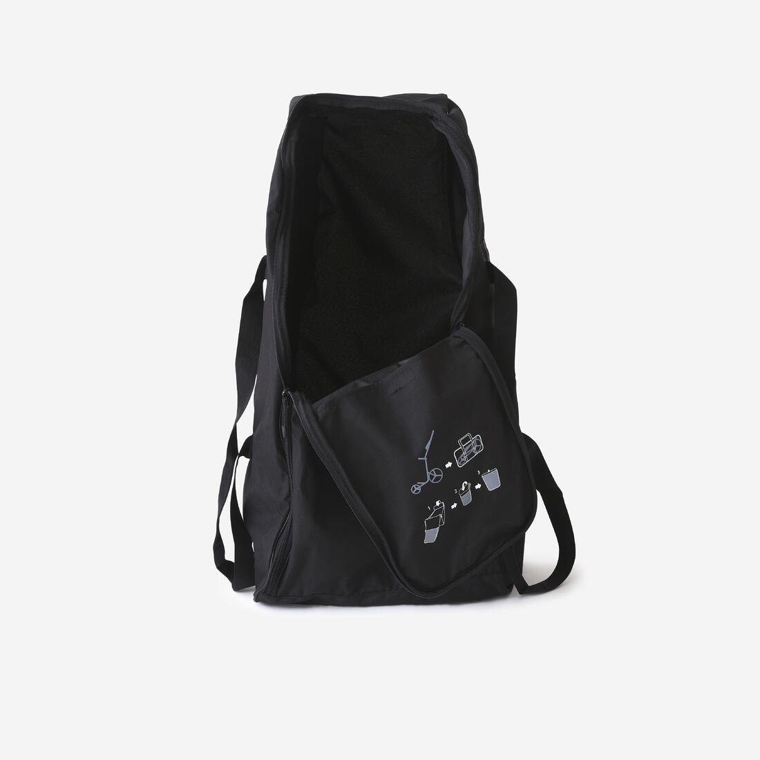 Housse chariot golf zip noire - INESIS