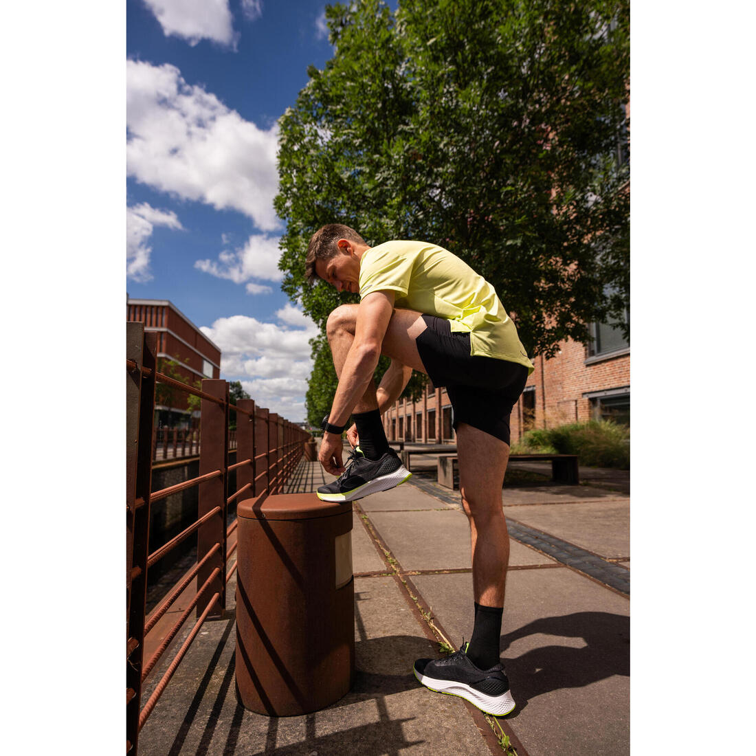 T-shirt de running respirant homme - kiprun run 500 dry