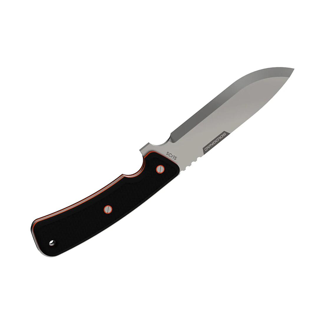 Couteau Chasse Fixe 13cm Grip noir Sika 130