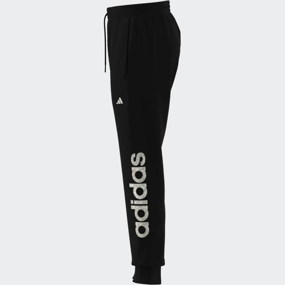 Pantalong de jogging fitness homme, noir