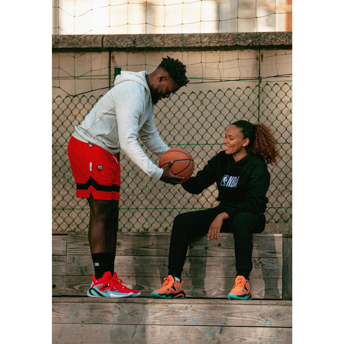 Lot de 2 paires de Chaussettes NBA Basketball - Adulte homme/femme - SO900