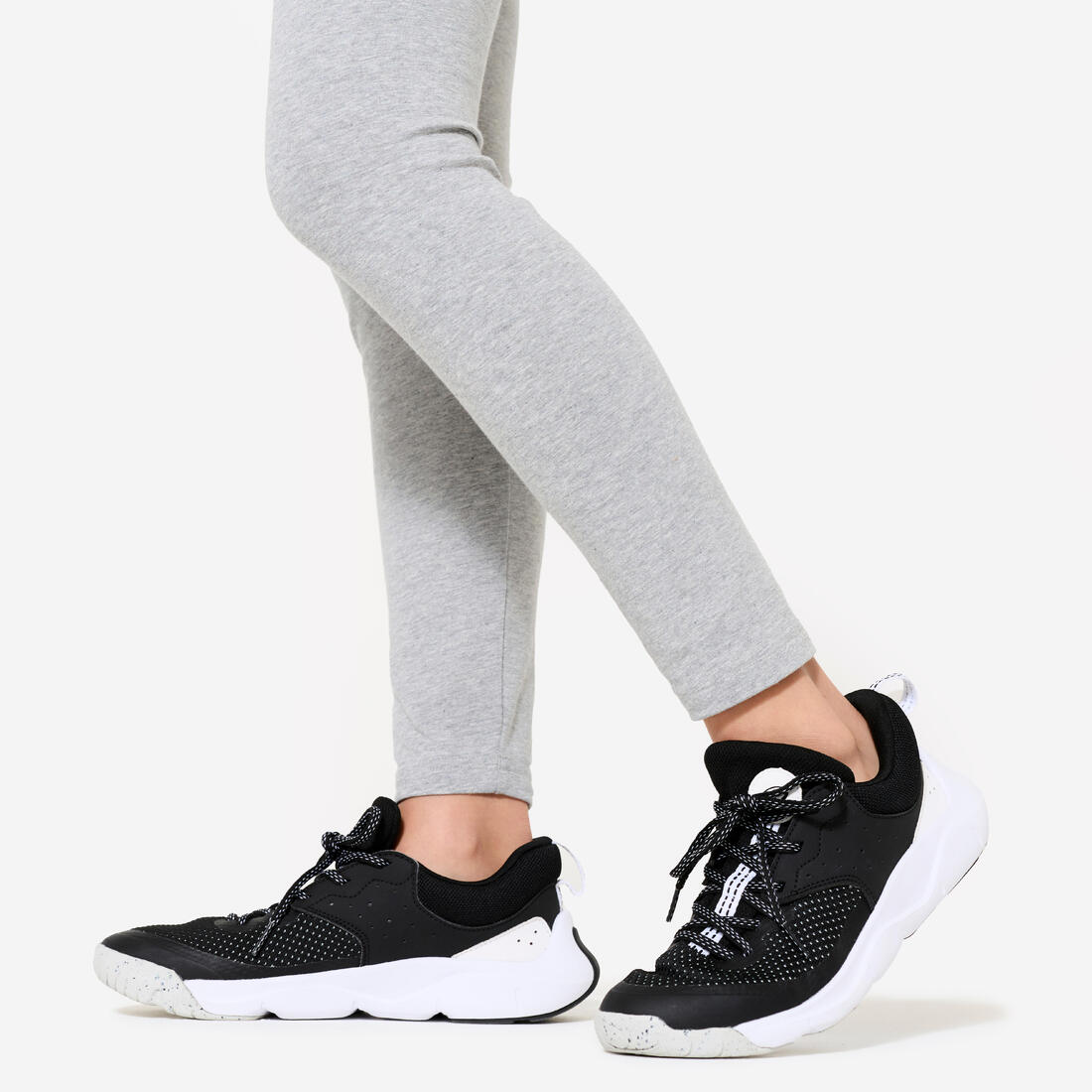 Legging pour fille en coton, gris