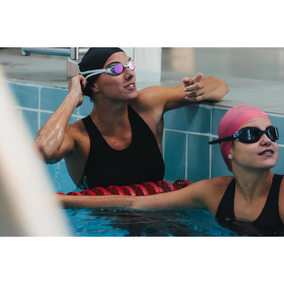 Maillot de bain 1 pièce natation Femme - Kelly noir