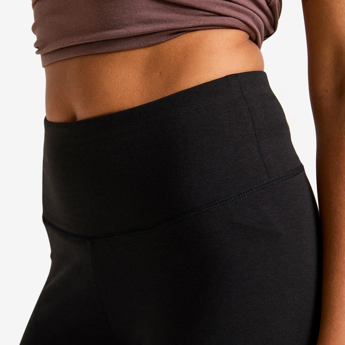 Legging de fitness 7/8 noir, femme