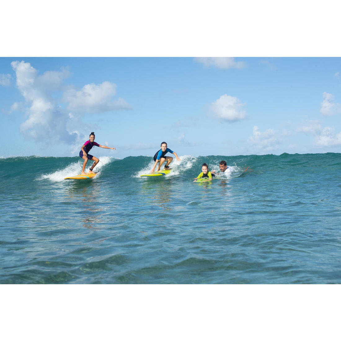 Combinaison Surf Shorty 100 Néoprène 1,5mm enfant