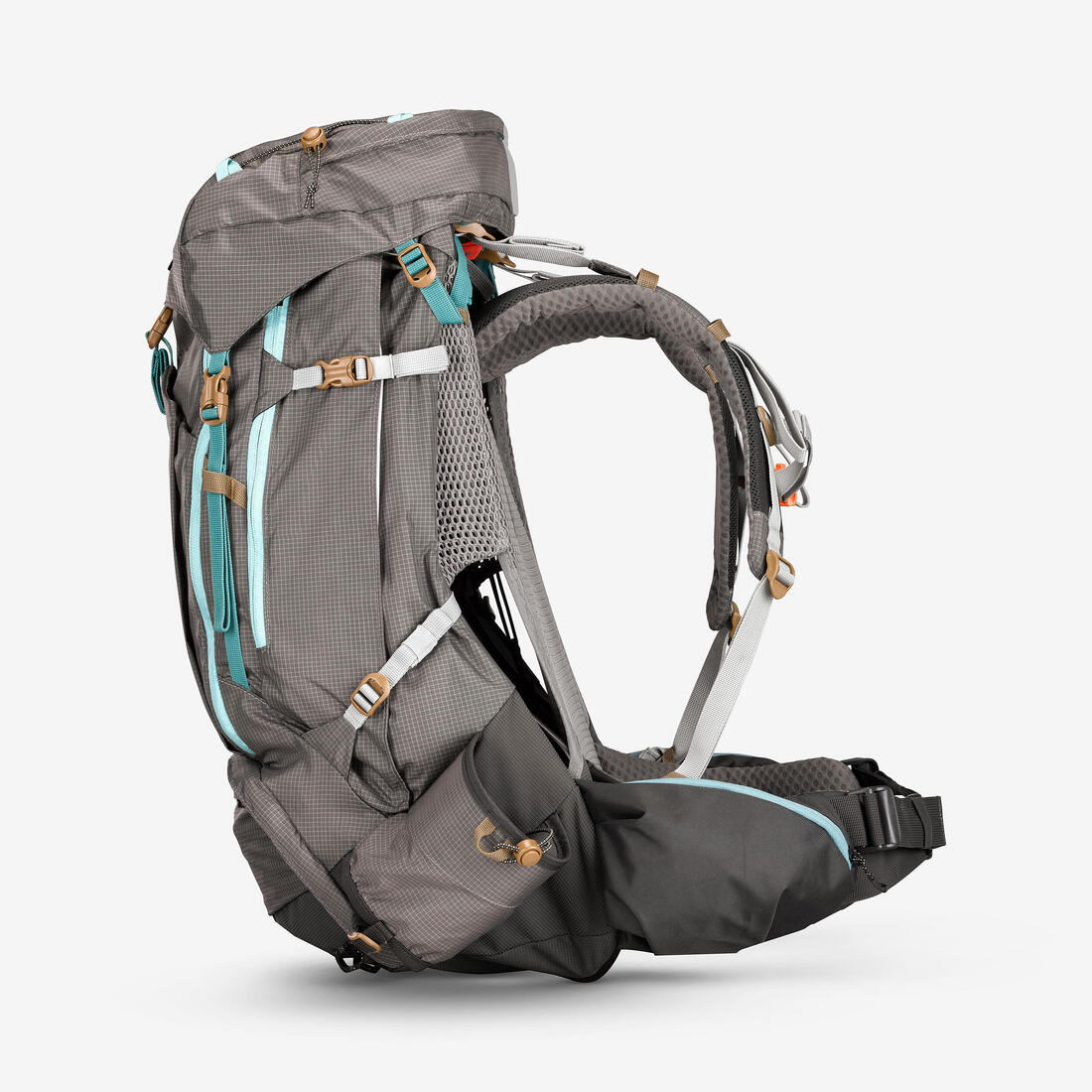 Sac à dos de trekking femme 55+10 l - mt500 air