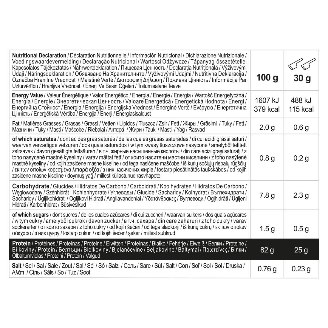 Pure whey 100% isolate goût chocolat, 2kg