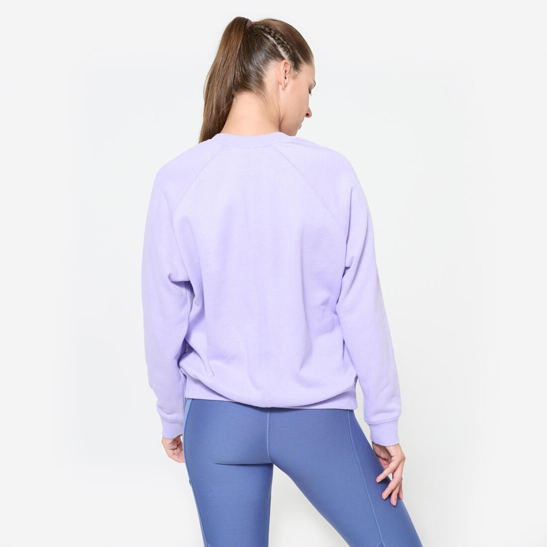 Sweat de fitness en molleton femme