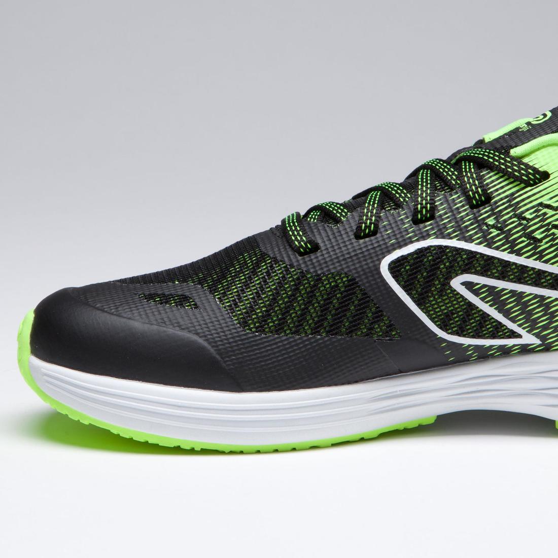 Chaussures de running Enfant - Kiprun fast noires jaunes