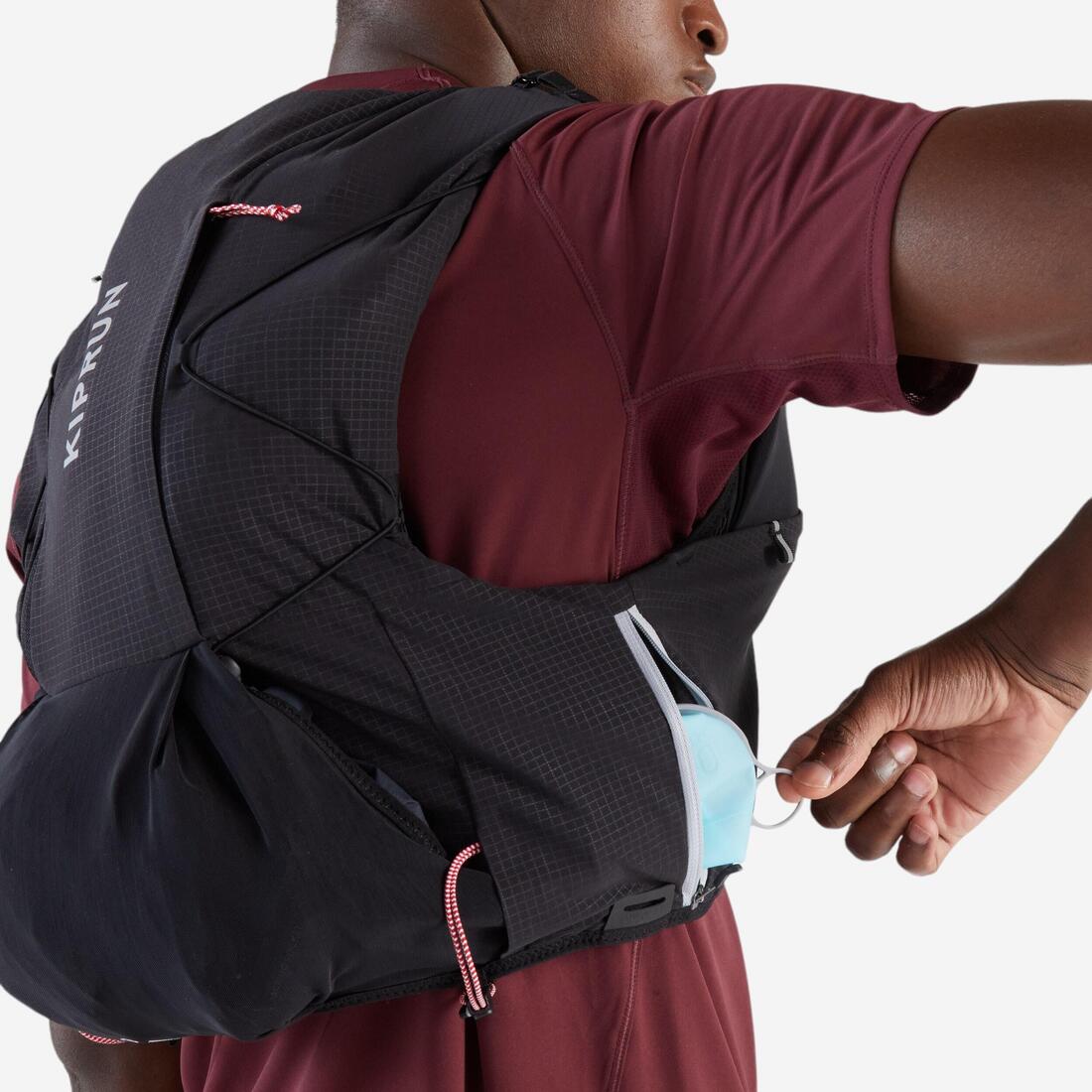 Sac trail running mixte + poche à eau 2L incluse - KIPRUN 900 15L
