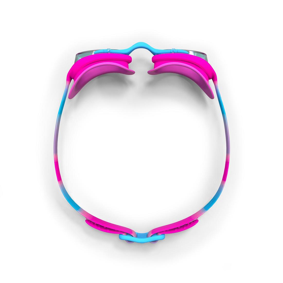 Lunettes de natation Junior - Xbase rose bleu teintées