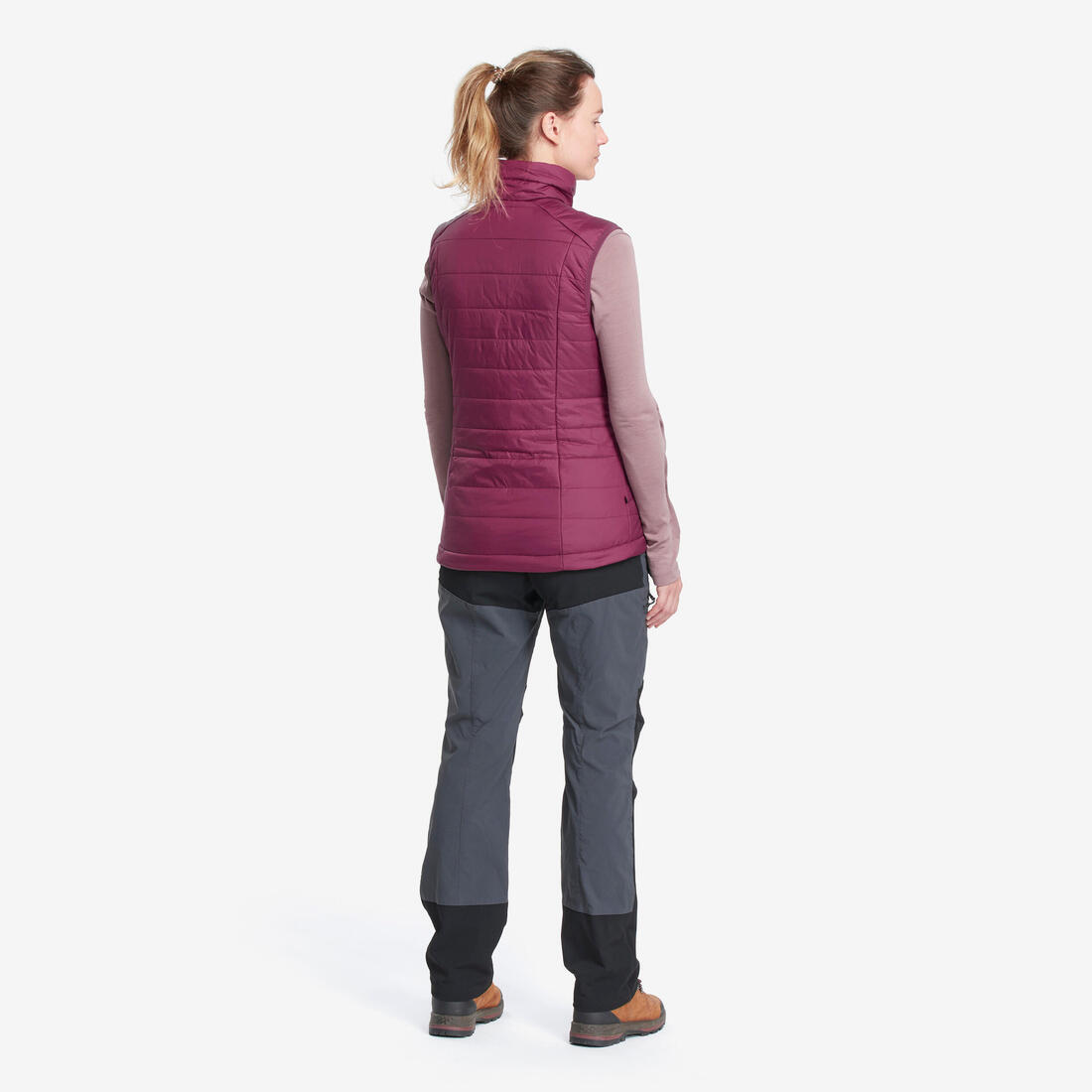 Doudoune de trek sans manches synthétique Femme, MT100