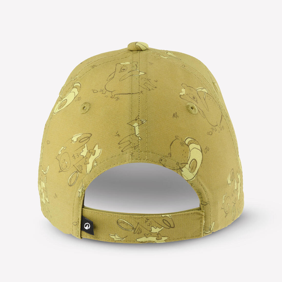 Casquette de randonnée enfant, MH100 kid beige bleue