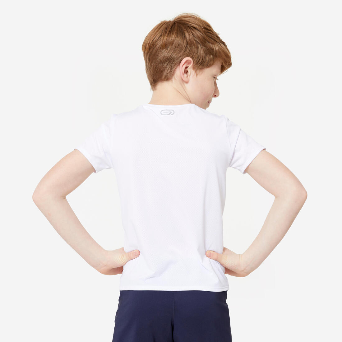 T-shirt multisport respirant enfant mixte, Blanc
