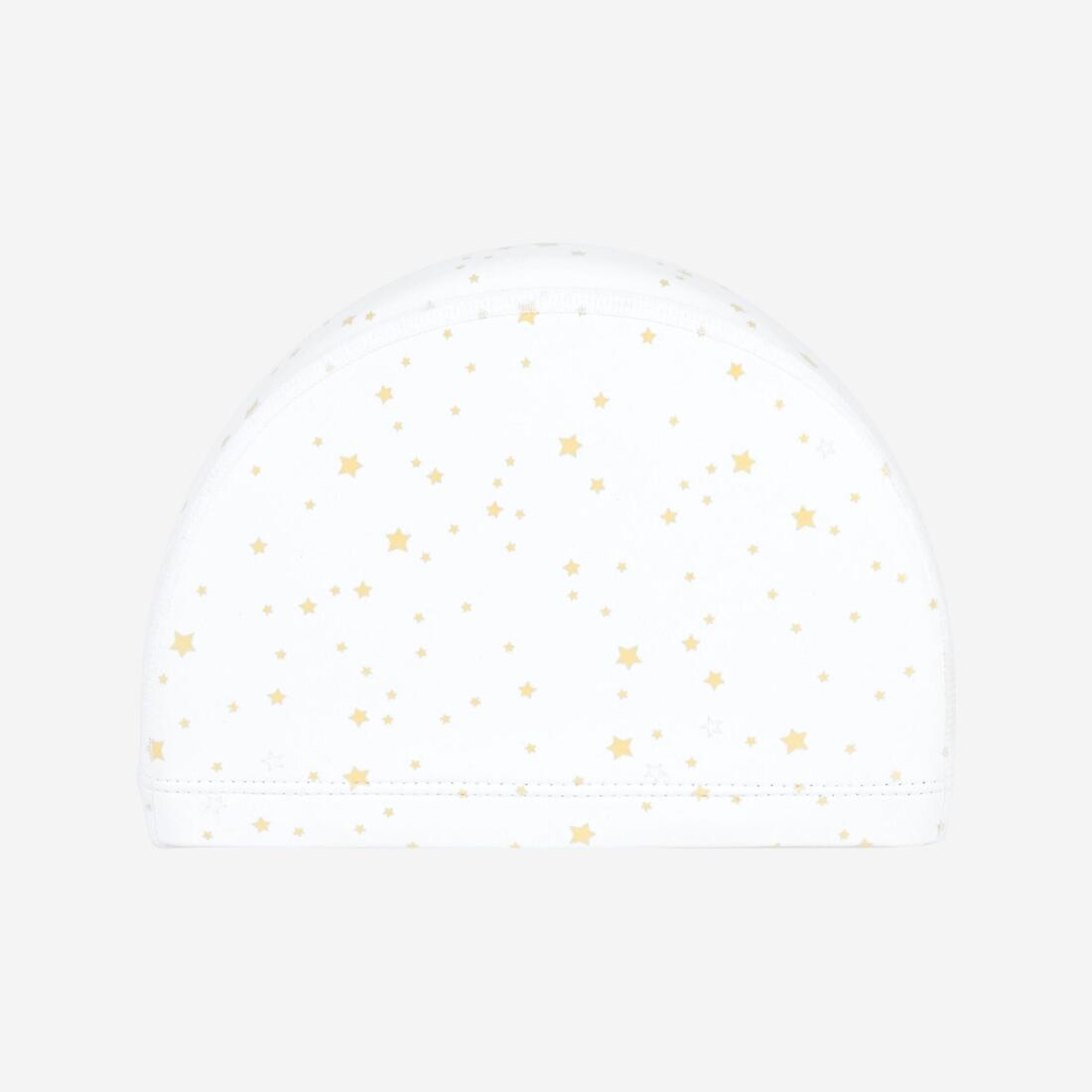 Bonnet de Bain en Maille Enduite - Tissu Imprimé - Taille S - Rose Marg