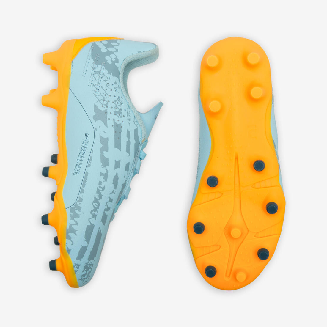 CHAUSSURES DE FOOTBALL ENFANT A SCRATCH VIRALTO I EASY FG NEBULA