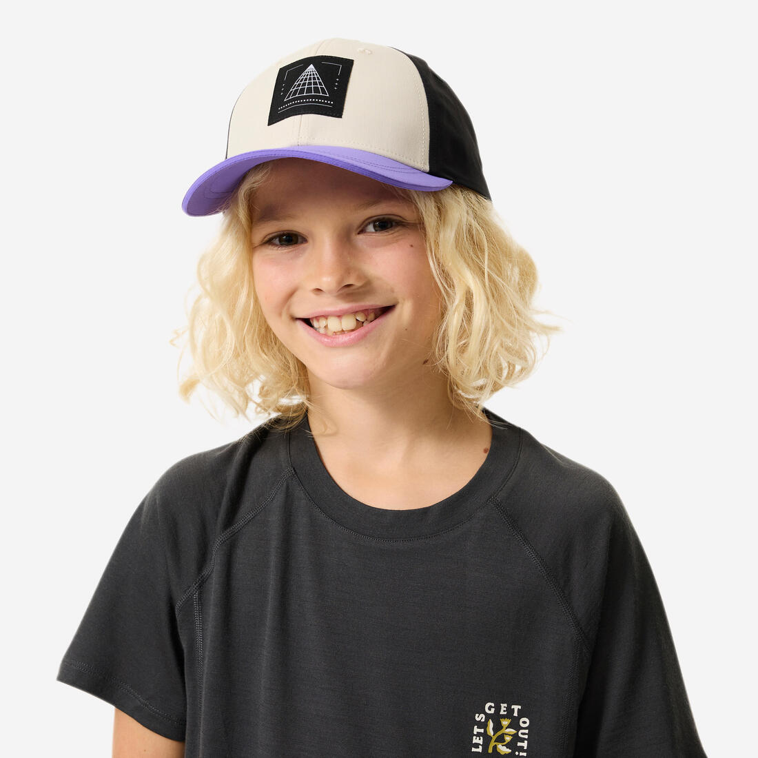 Casquette de randonnée 7-15 ans enfant, MH100