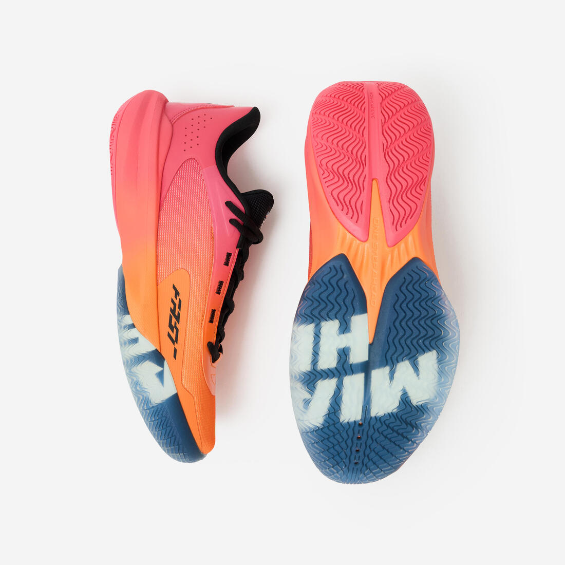 Chaussures de basket basses adhérentes homme femme, Fast 500