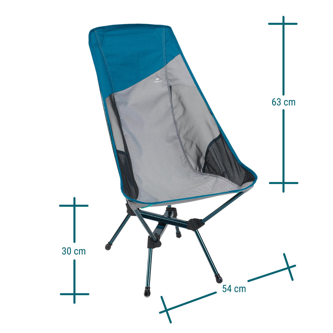 CHAISE BASSE DE CAMPING 500L - PLIANTE ET COMPACTE