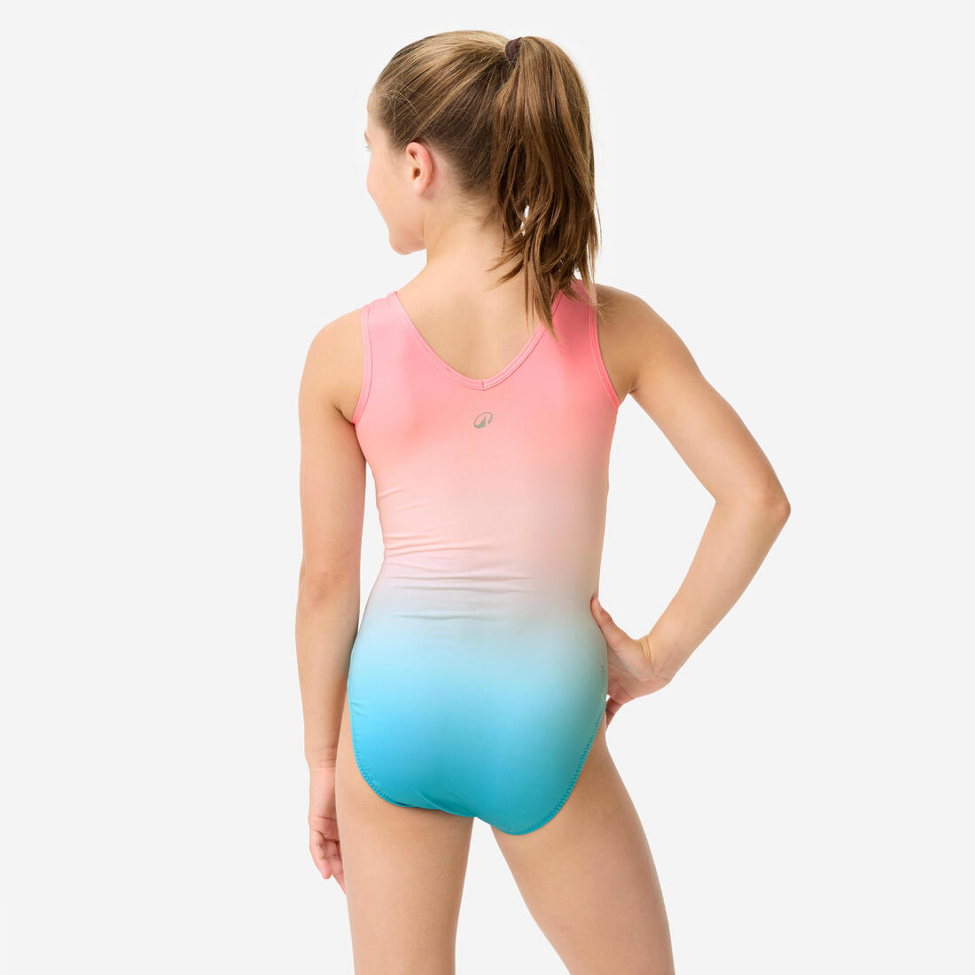 Justaucorps de gymnastique brillant fille