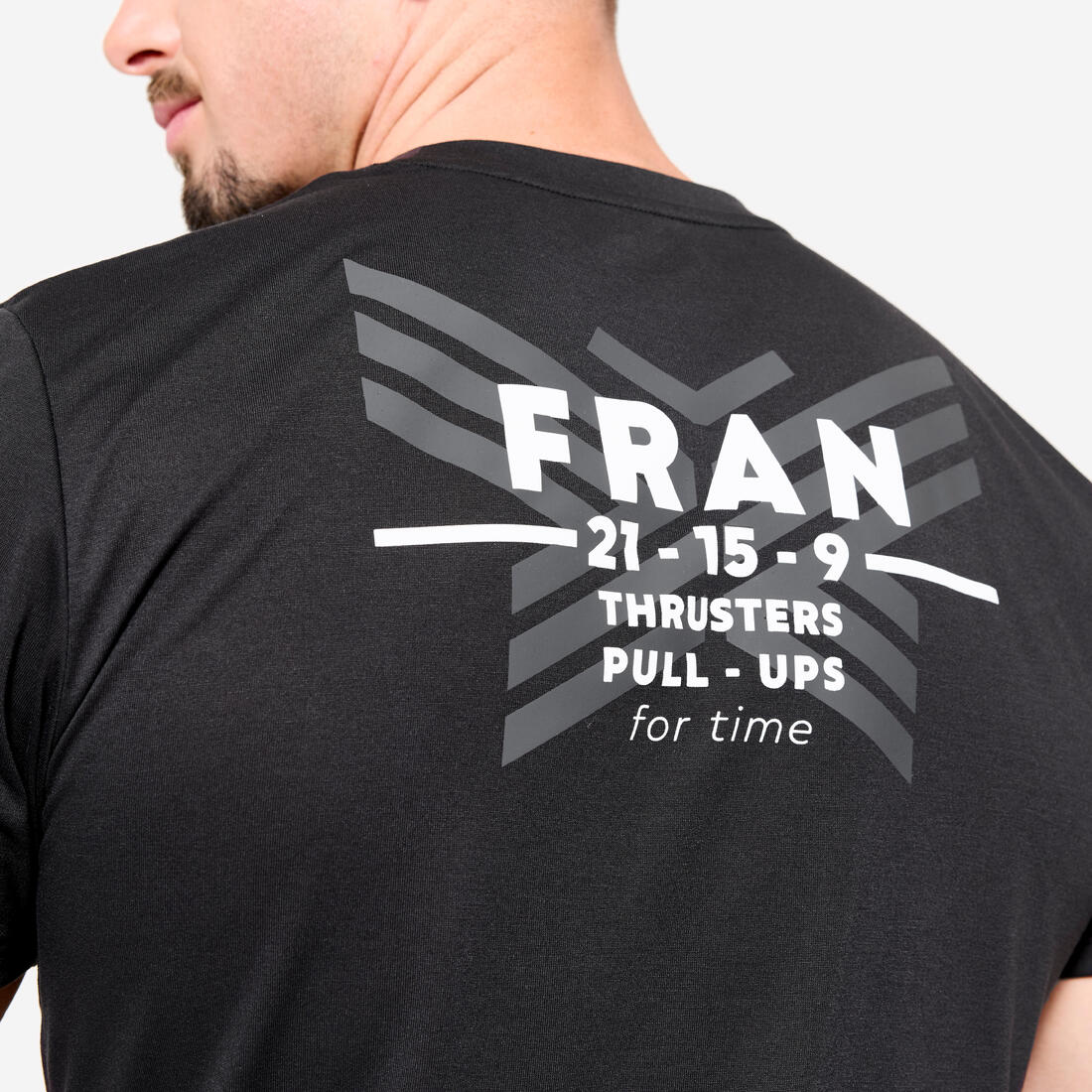 T-shirt de cross training slim respirant homme