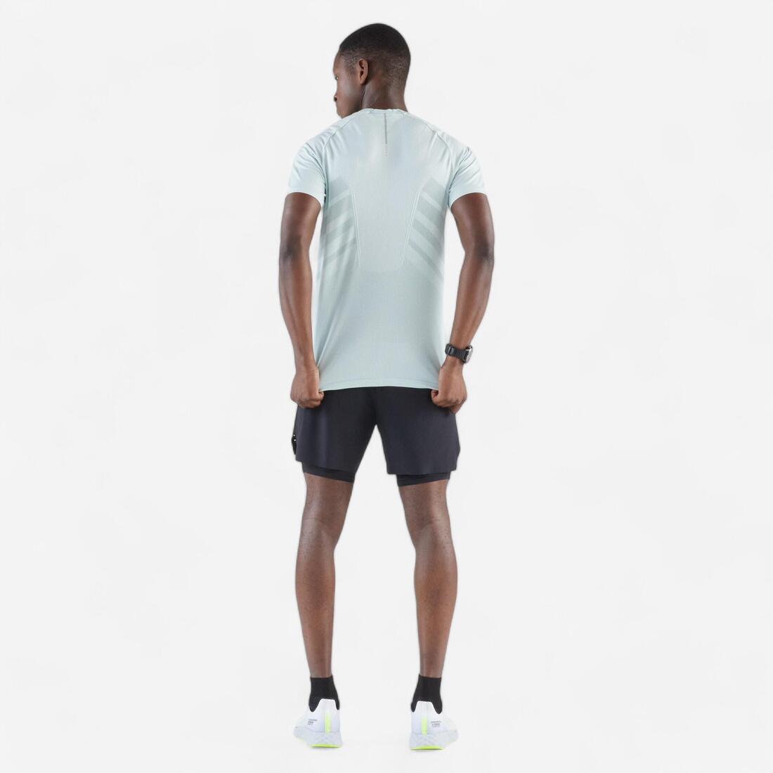 T-shirt de running sans coutures homme - kiprun run 500 confort