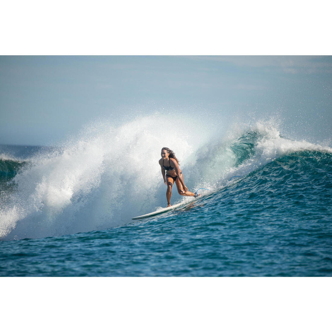 Haut de maillot de bain brassière de surf femme double réglage plat ELISE FOAMY