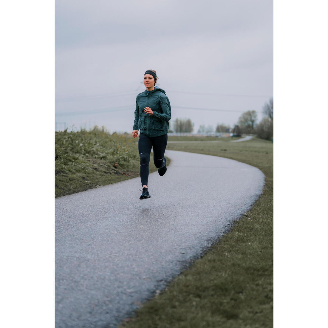 Veste coupe-vent de running Femme - KIPRUN Run 500 Wind
