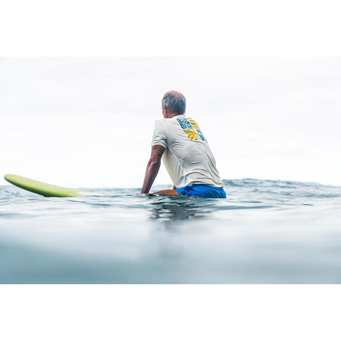 Boardshort surf short de bain homme, Hendaia pockets khaki