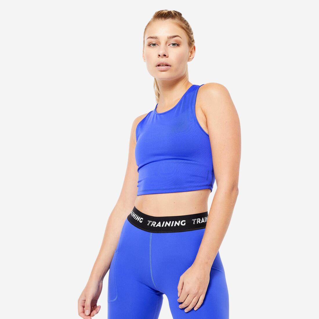 Débardeur crop top fitness femme