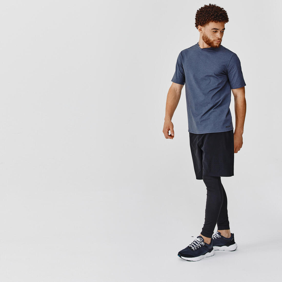 Short de running homme - kiprun run 500 dry