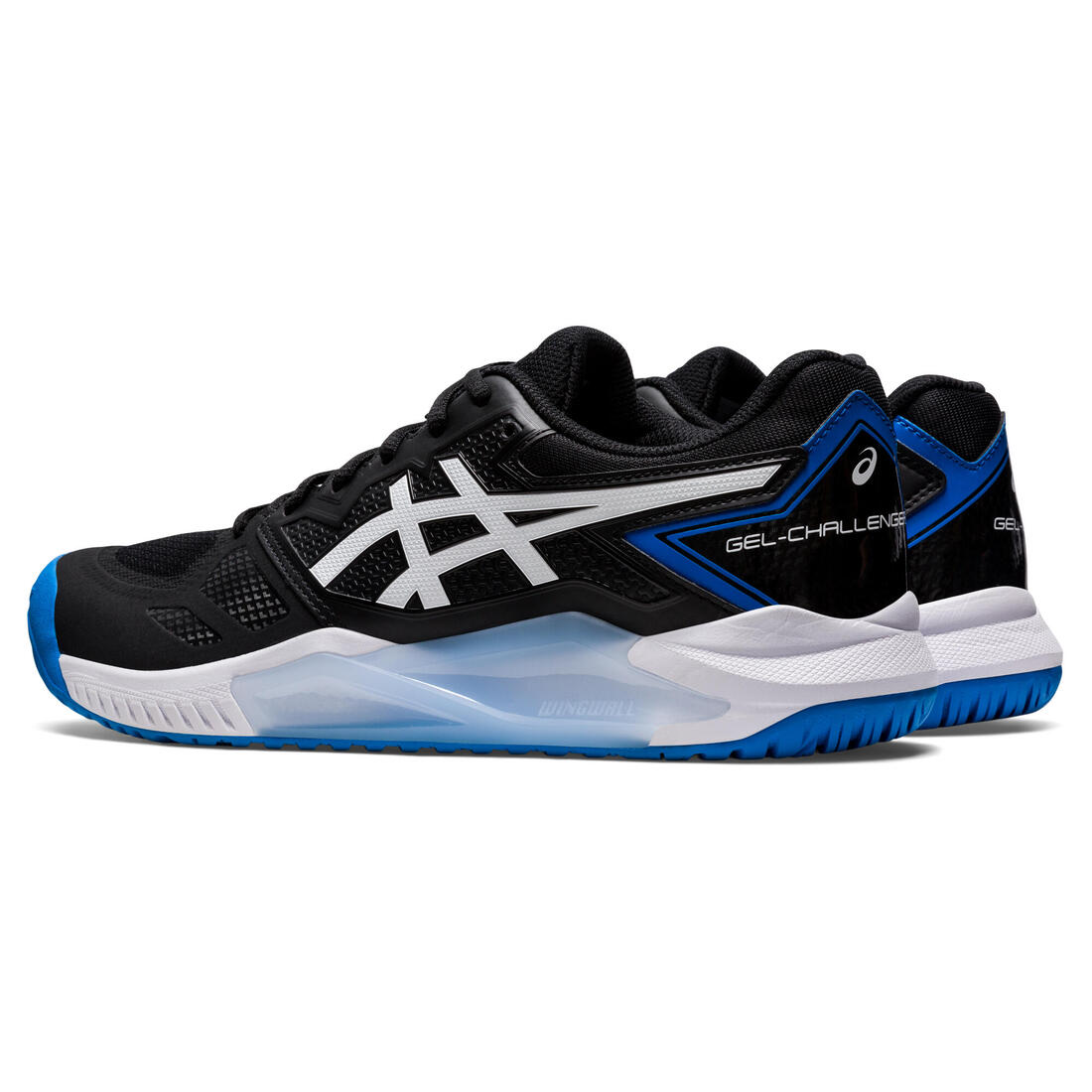 Chaussures de tennis Homme multicourt - Asics Gel Challenger 13 Noir Blanc Bleu