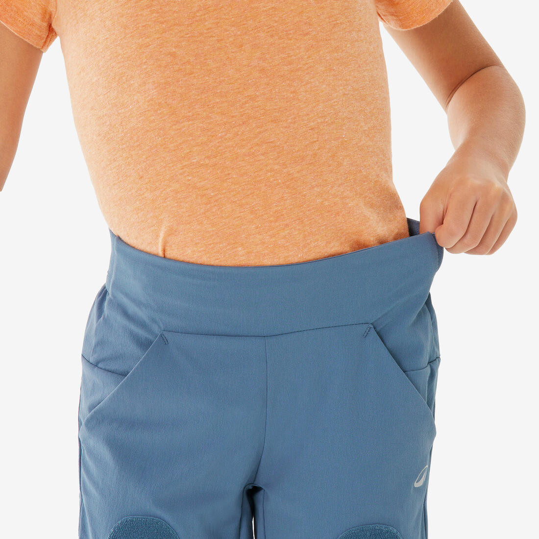 Pantalon modulable de randonnée enfant 2-6 ans, MH100 Easy bleu