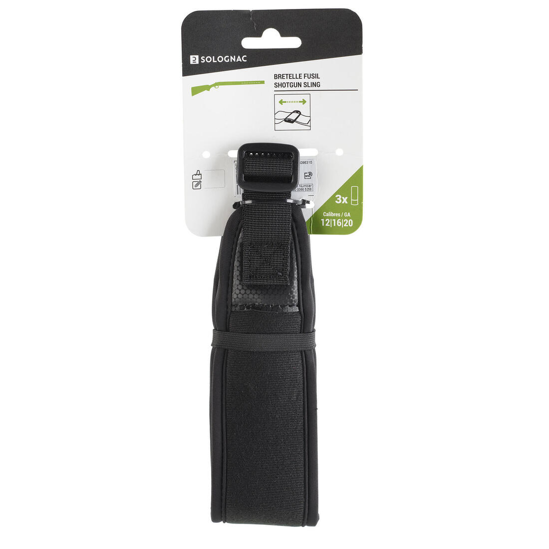 Bretelle chasse fusil SG100 Noir