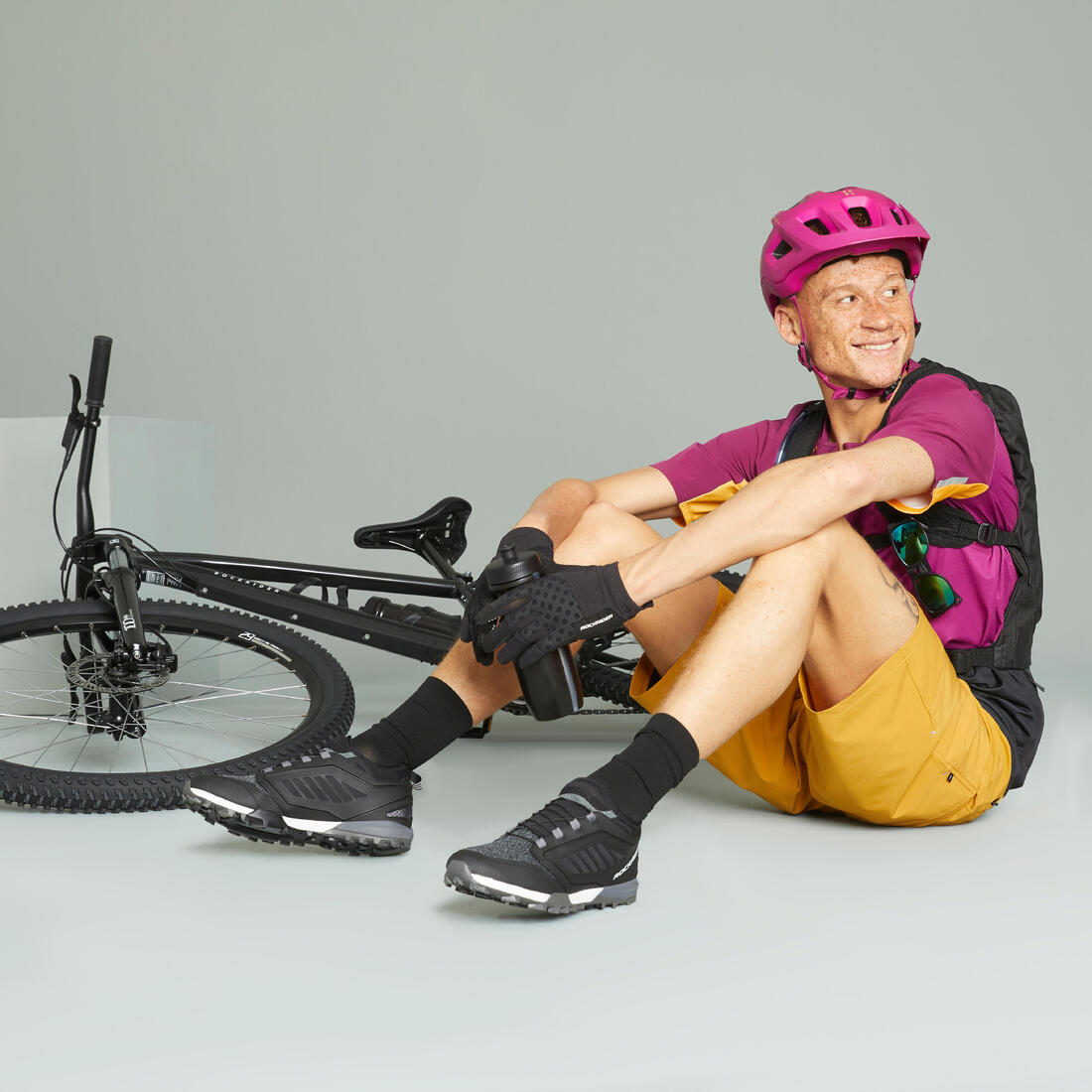 Chaussures de velo vtt EXPL 500 noires