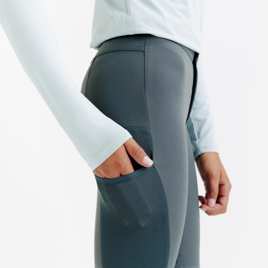 Pantalon équitation full grip léger Enfant - 500 mesh