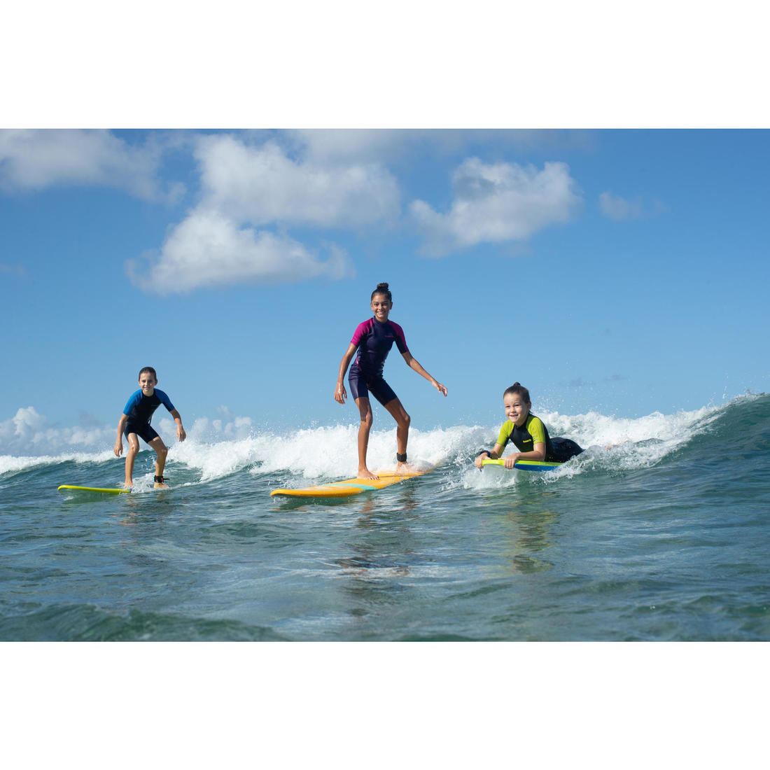 Combinaison Surf Shorty 100 Néoprène 1,5mm enfant