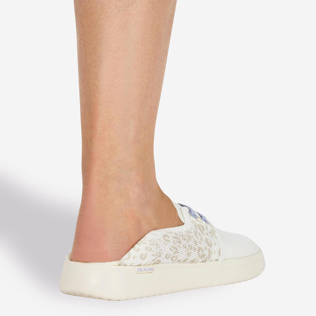 Chaussures de plage espadrilles femme, Areeta blanc léopard
