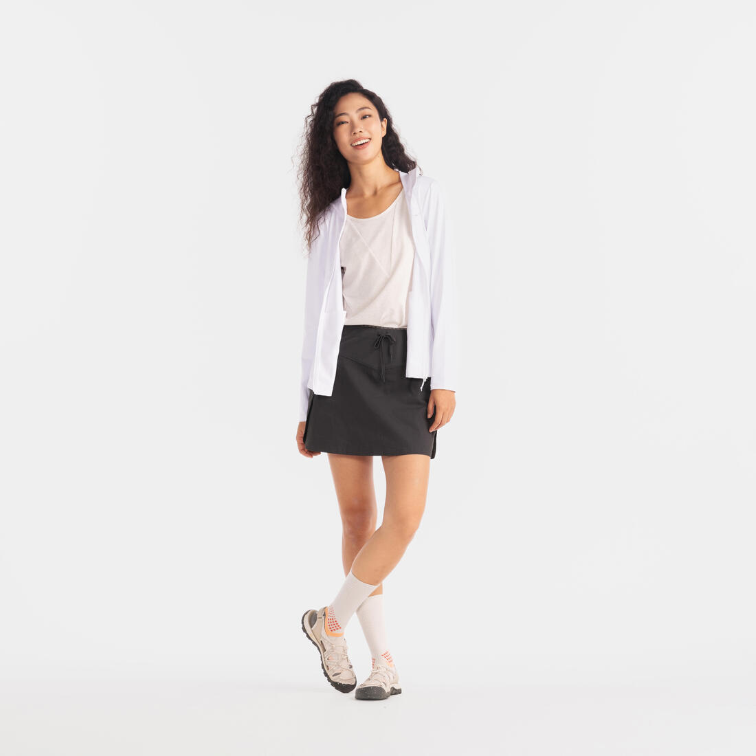 Jupe short de randonnée - nh500 - femme